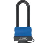 ABUS Aqua Safe 70IB/45HB63 Brass Padlock with high Shackle - Weatherproof - Stainless Steel Shackle for Extra Corrosion Protection - Plastic Coating