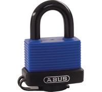 ABUS Aqua Safe 70IB/50 Brass Padlock - Weatherproof - Stainless Steel Shackle for Extra Corrosion Protection - Plastic Coating - ABUS Security Level 6