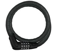 ABUS armoured cable lock Steel-O-Flex Tresorflex 6615C + SCLL bracket - combination lock made of steel cable with armour made of steel sleeves - security level 5