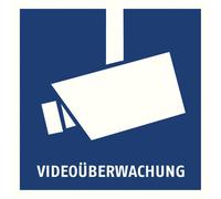 ABUS AU1500 Warning Label 90x90mm For Video Surveillance Compliance