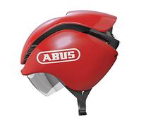 ABUS GameChanger Tri bike helmet - for triathletes and road cyclists - aerodynamics for best times - for men and women - red, size M