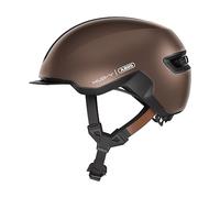 ABUS Bicycle Helmet HUD-Y with Rear Light, Metallic Copper, L
