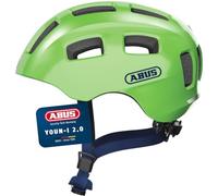 ABUS Youn-I 2.0 bike helmet - with light for children, teenagers and young adults - for girls and boys