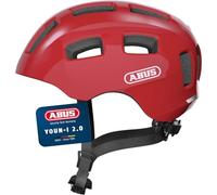 ABUS Youn-I 2.0 bike helmet - with light for children, teenagers and young adults - for girls and boys