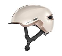 ABUS Bike Helmet HUD-Y with Rear Light, Champagne Gold, S