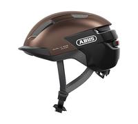 ABUS Bike Helmet PURL-Y ACE with LED Light, Brown, Size M