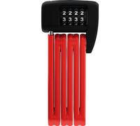 ABUS Bordo Lite 6055C folding lock - with combination code - Extra-light combination lock made of special steel - security level 7 - 60 cm - red