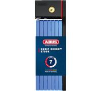 ABUS Bordo uGrip 5700K SH folding lock with bracket - Bike lock with 5 mm thick bars - ABUS security level 7-100 cm - Blue