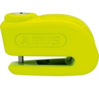 ABUS Brake Disc Lock 365 Trigger Alarm 2.0 - Motorcycle Lock with Alarm Function - for Securing Light Motorcycles and Scooters - with 5 mm Thick Locking Bolt - Yellow