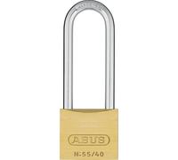 ABUS Brass Padlock 55/40HB63 - Durable, Weather-Resistant Security Lock, Corrosion-Resistant, Ideal for Indoor and Outdoor Use
