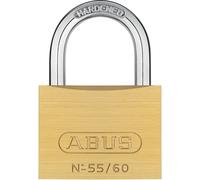 ABUS Brass Padlock 55/60mm – Durable, Weather-Resistant & Corrosion-Resistant – Yellow