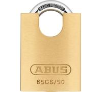 Abus Mechanical 35830 65Cs/50Mm Brass Padlock Closed Shackle Carded