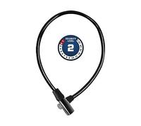 ABUS cable lock 4408K - 65 cm long steel cable with plastic coating - Bicycle lock with security level 2