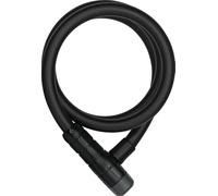 ABUS cable lock Racer 6412K - bicycle lock - steel cable with plastic coating - ABUS security level 4 - 120 cm, black