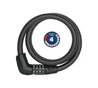 ABUS cable lock Tresor 6412C - Combination lock, individually adjustable - Steel cable with plastic coating - security level 4