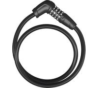 ABUS cable lock Tresor 6412C + SCMU holder - Combination lock, individually adjustable - Steel cable with plastic coating - security level 4