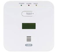 ABUS Carbon monoxide alarm COWM510 - CO detector with 85 dB loud alarm, test button and LCD display - 10-year sensor - White