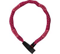 ABUS Catena 6806K chain lock - Lightweight hardened steel bike lock with fashionable textile tube - Square chain with security level 6