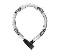 ABUS Catena 6806K chain lock - Lightweight hardened steel bike lock with fashionable textile tube - Square chain with security level 6