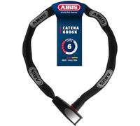 ABUS Catena 6806K chain lock - Lightweight hardened steel bike lock with fashionable textile tube - Square chain with security level 6