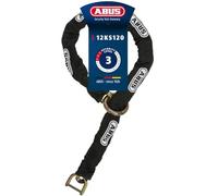 ABUS 12KS chain for Granit Detecto XPlus 8008 brake disc lock - Additional security for motorbikes - 12 mm thick chain with textile tube