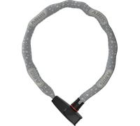 ABUS Catena 6806K chain lock - Lightweight hardened steel bike lock with fashionable textile tube - Square chain with ABUS security level 6 - 85 cm - Grey with star pattern