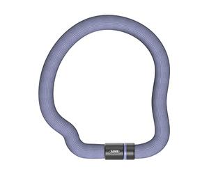 ABUS Chain Lock Goose Lock 4204K - Flexible, Rattle-Free Bicycle lockOss Made of Hardened Steel - 4 mm Thick Steel Chain, 28 mm Total Diameter - 110 cm Long - with Key - Blue