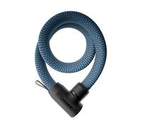 ABUS chain lock YARNIT 4004K - lightweight textile lock for securing bicycles and e-scooters - flexible bicycle lock with security level 7 - length 110 cm, blue