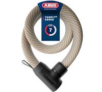 ABUS Chain Lock YARNIT 4004K - Lightweight Textile Lock for Security on Bicycles and e-Scooters - Flexible Bicycle Lock with Security Level 7 - Length 110 cm, Beige