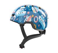 ABUS children's helmet Skurb Kid - robust bike helmet in skate style with room for a ponytail and various designs - for girls and boys - blue, size S