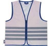 ABUS Children's High-Visibility Vest Lumino Urban Vest Kids, Silver, Size S