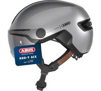 Abus Hud-Y Ace - Cycling helmet Gleam Silver M (54 - 58 cm)