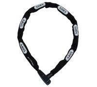 ABUS CityChain 6800 Chain Lock, 110 cm, Black Bicycle Security | Bicycle chain lock with 6 mm round chain, textile sleeve for paint protection