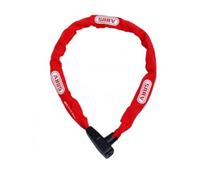 ABUS CityChain 6800 chain lock - hardened steel bicycle lock - with textile tube and practical reversible key - security level 5