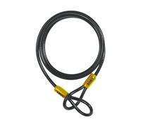 ABUS Cobra 10 Loop Cable - Plastic Sheathed Steel Wire - Fuse for Bike and Motorcycle Accessories - 2m Long 10mm Thick