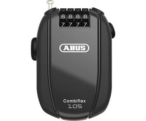 ABUS Combiflex Cable Lock, Rest 105, 105 cm Long, Without Holder | Cable lock with 105 cm steel cable, individually adjustable combination code, self-coiling cable