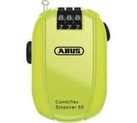Abus Combiflex Stopover Lock Retractable 1.2mm Cable 3 Dial Yellow 95458