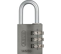 ABUS combination lock 145/30 Titanium - Luggage lock, locker lock and much more. - Aluminium padlock - individually adjustable numerical code - ABUS security level 3