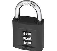 ABUS Combination Lock 158/40 - Padlock with Cast Zinc Housing - with Individually Adjustable Combination Code - ABUS Security Level 4 - Dark Grey