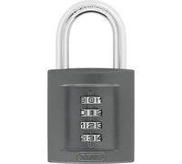 ABUS Combination Lock 158/50 with digit code - Padlock with Zinc Die-Cast Body - Individually Adjustable Numeric Code - Security Level 5 - Dark Grey