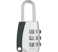 ABUS Combination Padlock 155/20 with Code - Padlock with die-cast zinc housing - Suitcase Lock/Locker Lock with Individually Adjustable Combination Code - ABUS Security Level 3 - Silver