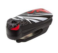 ABUS Detecto 7000 RS1 Disc Lock Motorcycle Motorbike Flame Black