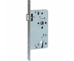 Abus DIN 3 Recessed Door Lock for Front Door Security Lock Silver Metal Durable