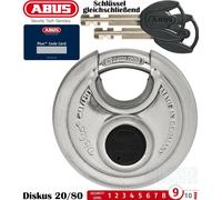 ABUS Diskus 20/80 Anti-Theft Padlock