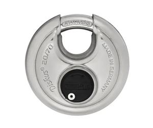 ABUS Diskus Plus Padlock 20/70mm, 80mm | Carded | Keyed Alike | High Quality SS