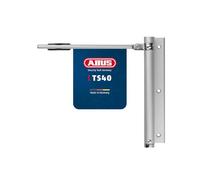 ABUS Door Closer TS40 AL - Adjustable Closing Force, DIN Left/Right, Silver | Spring-loaded automatic door closer for flush doors, includes all fixing material, 3 adjustable closing force levels