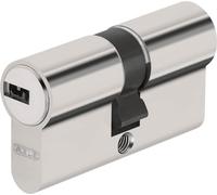 Abus Door Cylinder Lock with Key, Silver, 27069