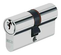 ABUS Door Cylinder Type C73N, 45662 | DIN-tested lock cylinder for front doors and apartment doors, length 30/35 mm, colour: silver, includes 3 keys