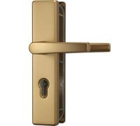 ABUS Door Fitting KLS114 - for Interior Doors and Apartment Doors - Double-Sided Door Handle - for Left and Right Opening Doors - VdS Approved - F4 (Bronze)