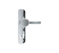 ABUS Door Fitting SRG92N F1 - Protective Fitting for Front Doors, Aluminium | Interchangeable set with door handle inside & outside door knob, 36 mm narrow, for door thickness 57-65 mm